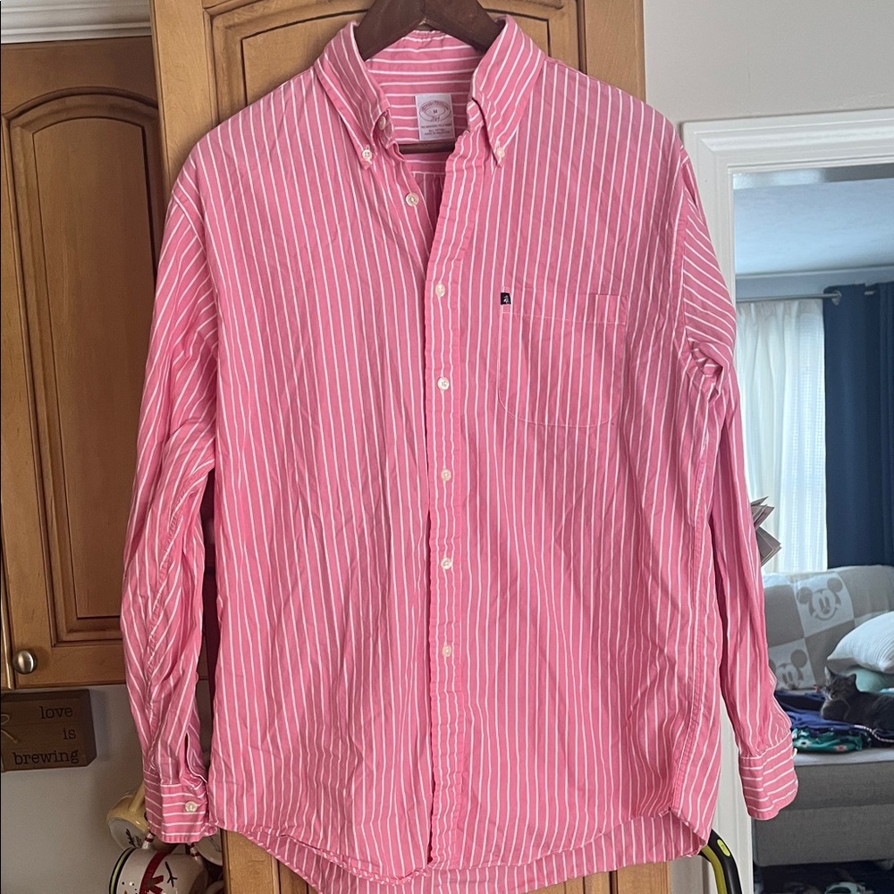 Brooks Brothers 346 The Original Polo Shirt All Cotton Button Down Shirt